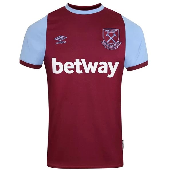 Thailande Maillot Football West Ham United Domicile 2020-21 Rouge